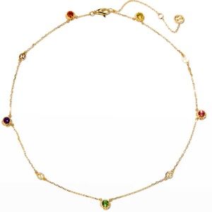 AUTHENTIC BRAND NEW GUCCI G Interlocking Gemstone Necklace!